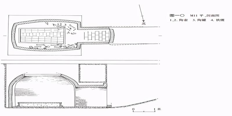 古墓的墓道结构图(墓室的结构)