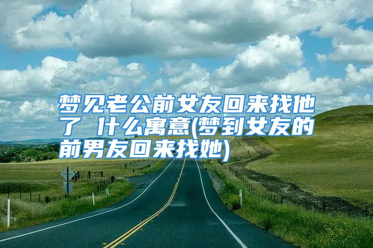 梦见老公前女友回来找他了 什么寓意(梦到女友的前男友回来找她)