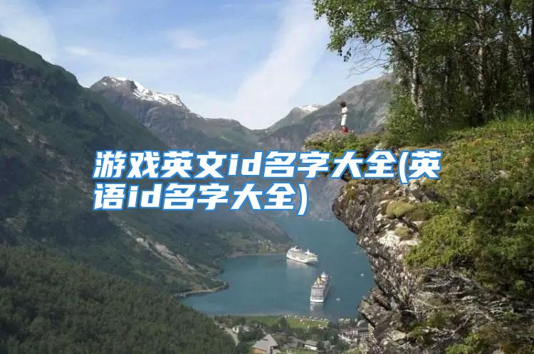 游戏英文id名字大全(英语id名字大全)