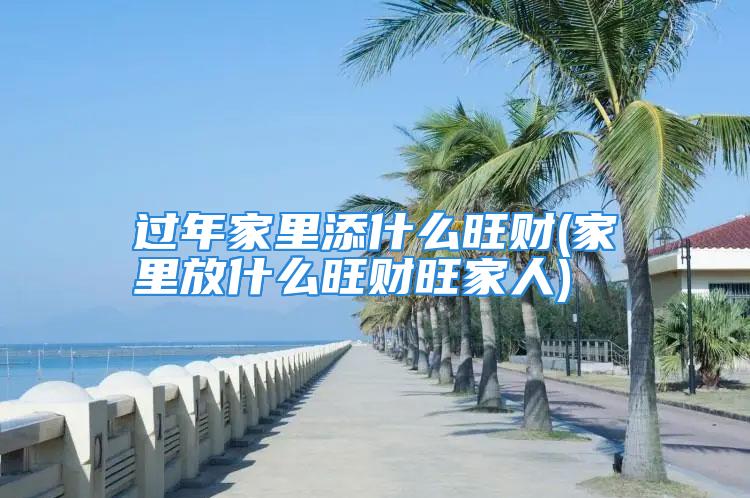 过年家里添什么旺财(家里放什么旺财旺家人)