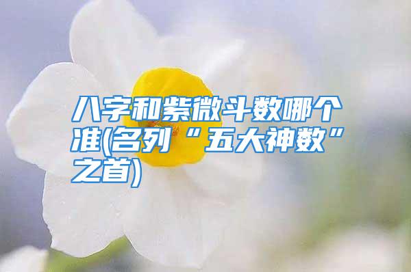 八字和紫微斗数哪个准(名列“五大神数”之首)