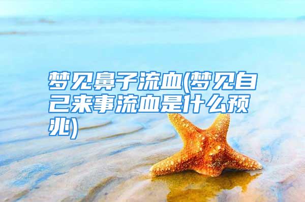 梦见鼻子流血(梦见自己来事流血是什么预兆)