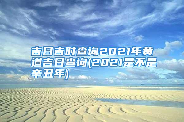 吉日吉时查询2021年黄道吉日查询(2021是不是辛丑年)