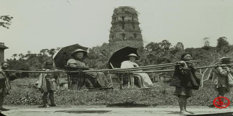 杭州有没有算卦的道观(老照片记录了1908年的杭州街景)