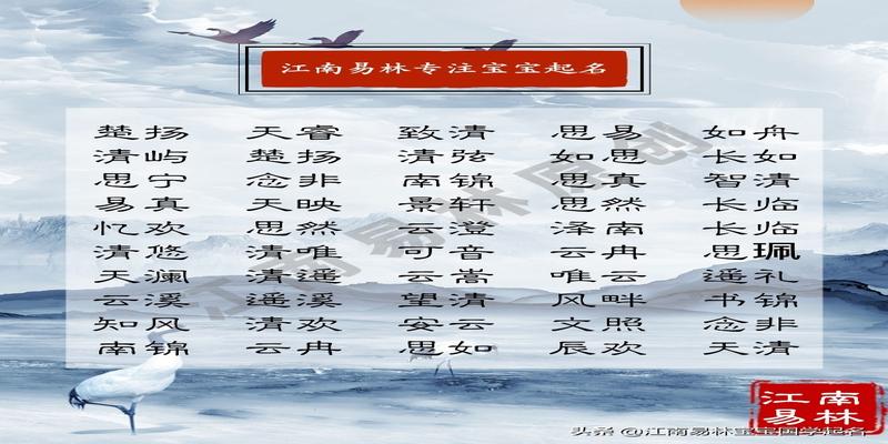 梅花易数测流年(这些青春浪漫的名字)