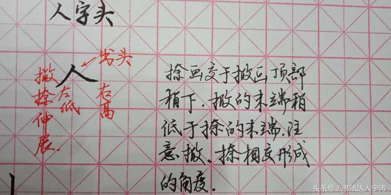 八字头怎么打(古人留下的练字捷径)