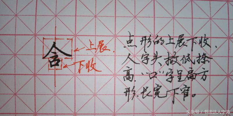 八字头怎么打(古人留下的练字捷径)