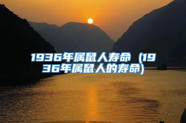 1936年属鼠人寿命 (1936年属鼠人的寿命)