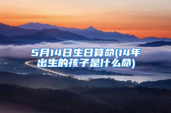 5月14日生日算命(14年出生的孩子是什么命)