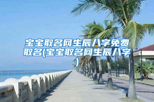 宝宝取名网生辰八字免费取名(宝宝取名网生辰八字)