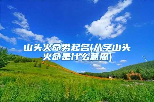 山头火命男起名(八字山头火命是什么意思)