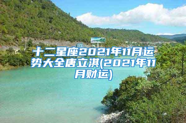 十二星座2021年11月运势大全唐立淇(2021年11月财运)