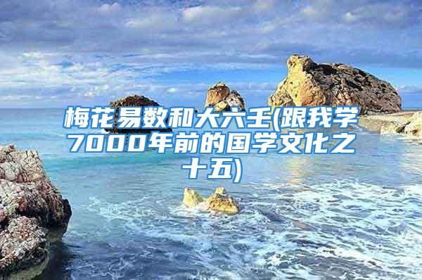 梅花易数和大六壬(跟我学7000年前的国学文化之十五)