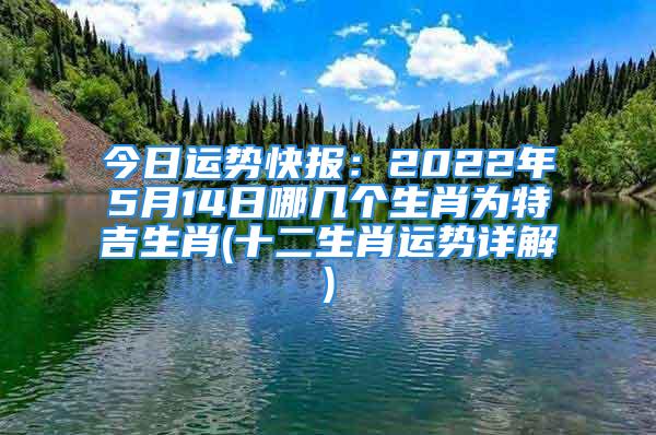 今日运势快报：2022年5月14日哪几个生肖为特吉生肖(十二生肖运势详解)