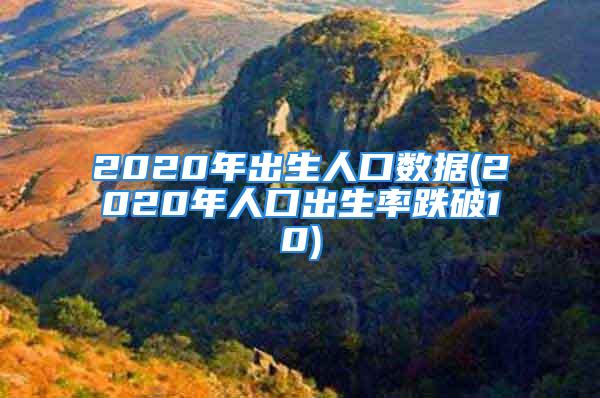 2020年出生人口数据(2020年人口出生率跌破10)