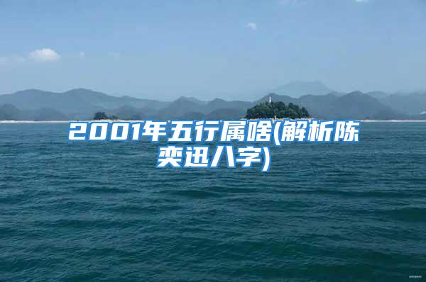 2001年五行属啥(解析陈奕迅八字)