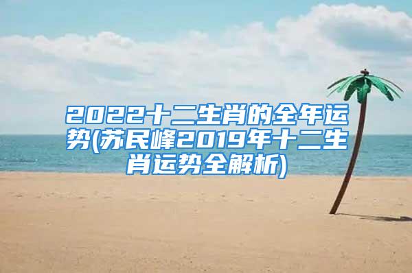 2022十二生肖的全年运势(苏民峰2019年十二生肖运势全解析)