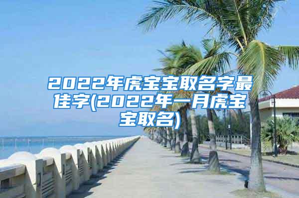 2022年虎宝宝取名字最佳字(2022年一月虎宝宝取名)