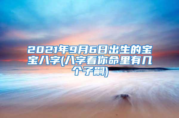 2021年9月6日出生的宝宝八字(八字看你命里有几个子嗣)