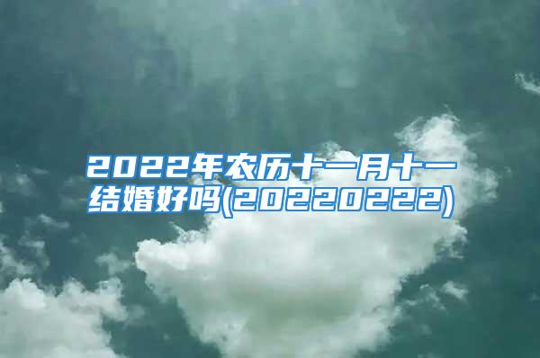 2022年农历十一月十一结婚好吗(20220222)