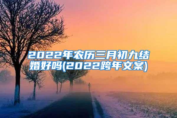 2022年农历三月初九结婚好吗(2022跨年文案)