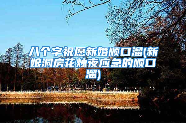 八个字祝愿新婚顺口溜(新娘洞房花烛夜应急的顺口溜)