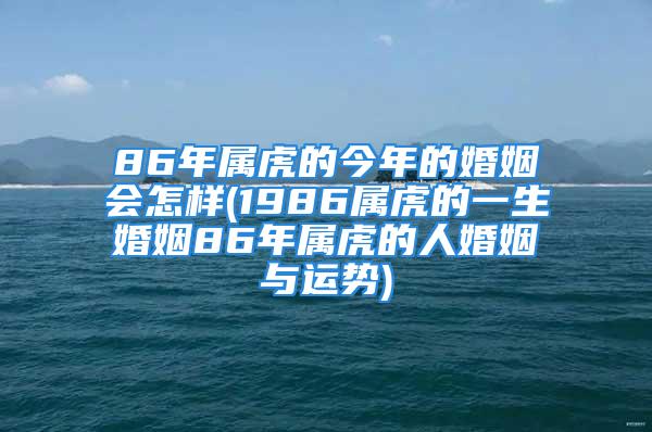 86年属虎的今年的婚姻会怎样(1986属虎的一生婚姻86年属虎的人婚姻与运势)