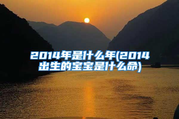 2014年是什么年(2014出生的宝宝是什么命)