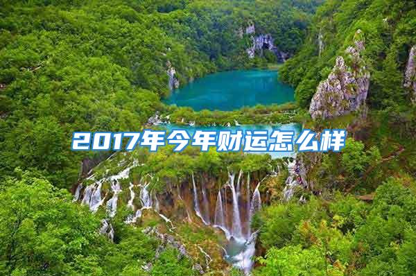 2017年今年财运怎么样