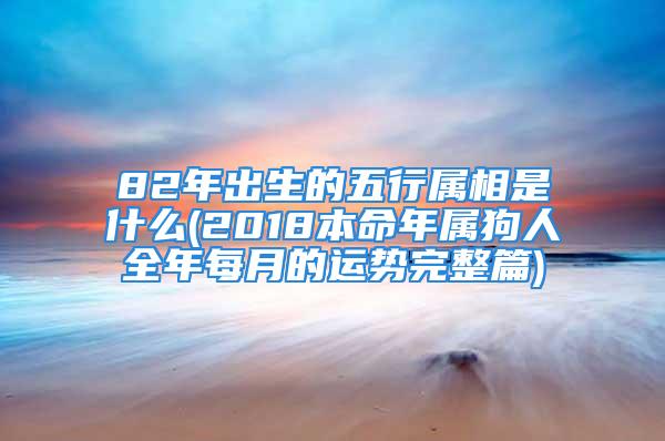 82年出生的五行属相是什么(2018本命年属狗人全年每月的运势完整篇)