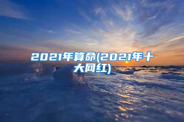 2021年算命(2021年十大网红)