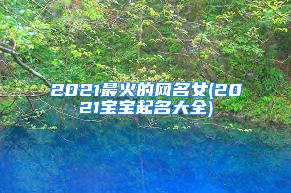 2021最火的网名女(2021宝宝起名大全)