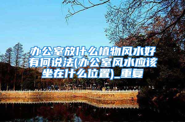 办公室放什么植物风水好有何说法(办公室风水应该坐在什么位置)_重复