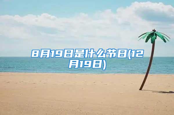 8月19日是什么节日(12月19日)