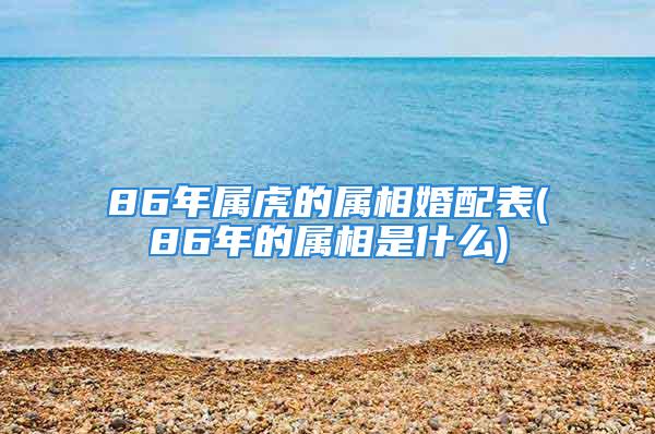 86年属虎的属相婚配表(86年的属相是什么)