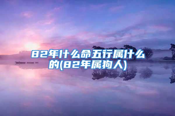 82年什么命五行属什么的(82年属狗人)