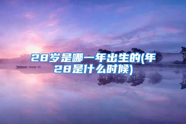 28岁是哪一年出生的(年28是什么时候)