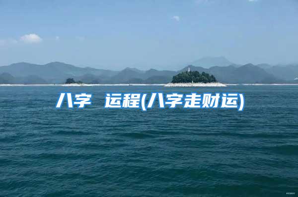 八字 运程(八字走财运)