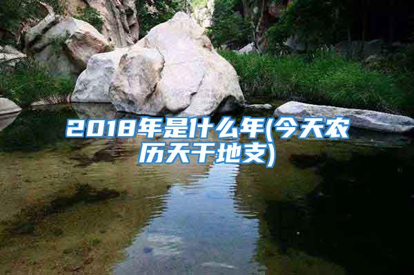 2018年是什么年(今天农历天干地支)