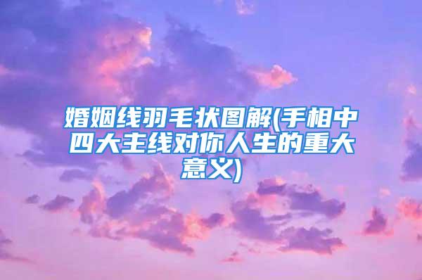 婚姻线羽毛状图解(手相中四大主线对你人生的重大意义)