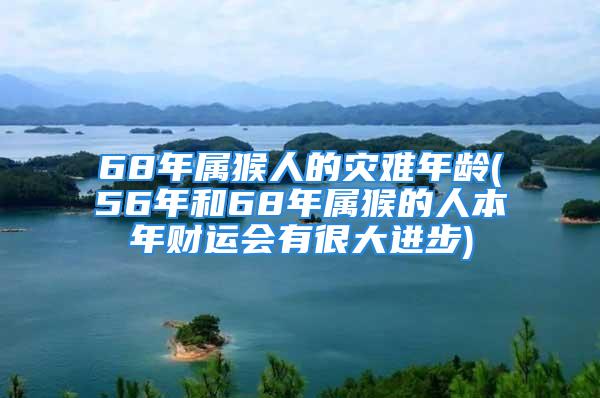 68年属猴人的灾难年龄(56年和68年属猴的人本年财运会有很大进步)