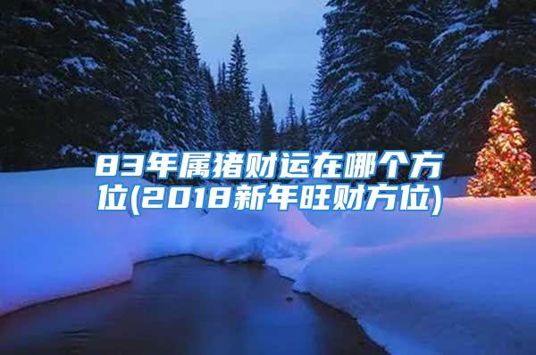 83年属猪财运在哪个方位(2018新年旺财方位)