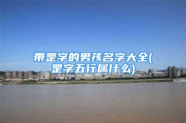 带罡字的男孩名字大全(罡字五行属什么)