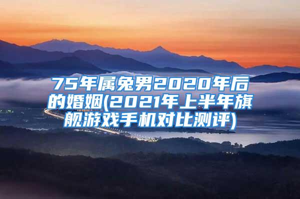 75年属兔男2020年后的婚姻(2021年上半年旗舰游戏手机对比测评)