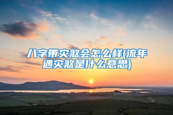 八字带灾煞会怎么样(流年遇灾煞是什么意思)