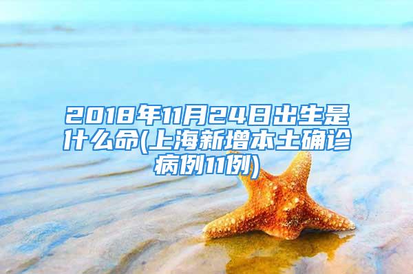 2018年11月24日出生是什么命(上海新增本土确诊病例11例)