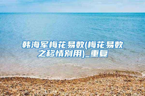 韩海军梅花易数(梅花易数之移情别用)_重复