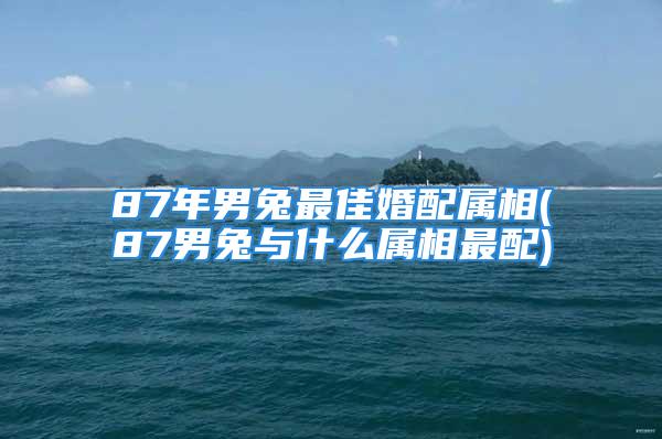 87年男兔最佳婚配属相(87男兔与什么属相最配)